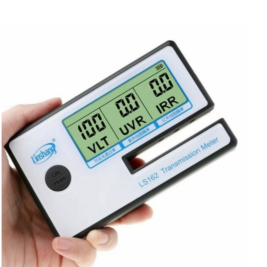 DANOPLUS Portable Tint Meter – Auto-Rotating Screen, Measures VLT/UV/IR Transmittance & Rejection For Windows & Solar Film
