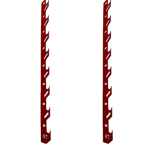 anodized red tint racks