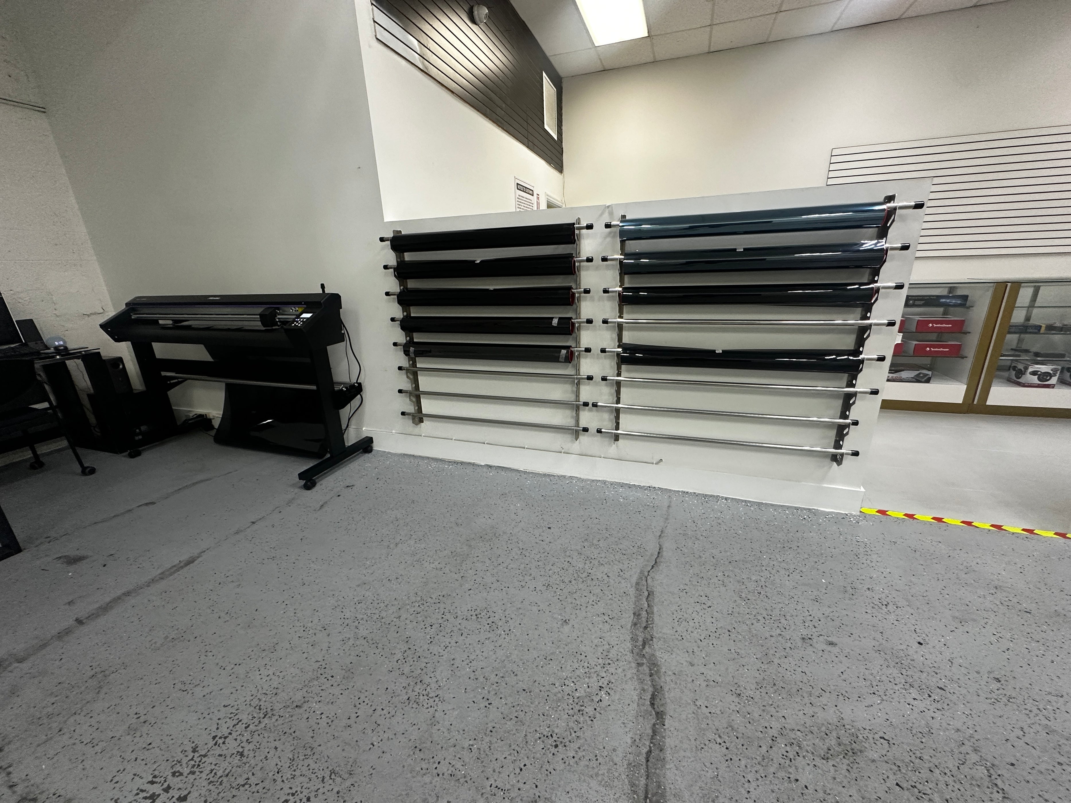 Tint Storage Rack Tint Racks / Vinyl Racks / PPF Racks Holds 8 Rolls | premiumgard.com ...