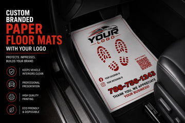 Paper Floor Mats with Custom Logo
