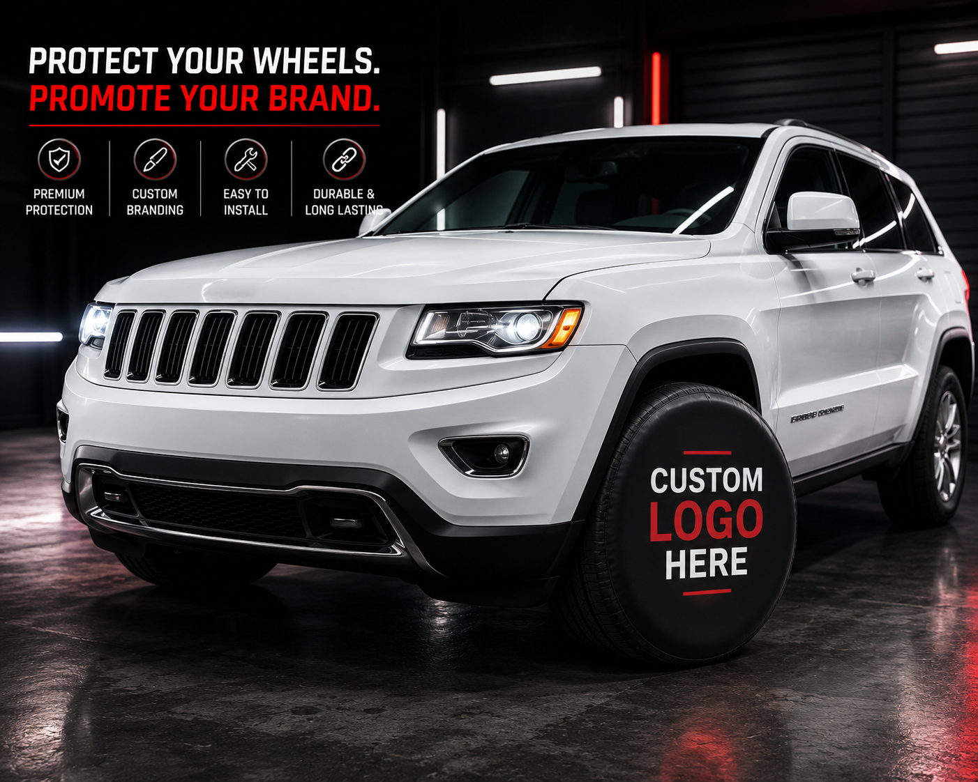 Custom Branded Wheel Cover
