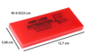 5" RED LINE EXTRACTOR 3/8” THICK NO BEVEL SQUEEGEE BLADE