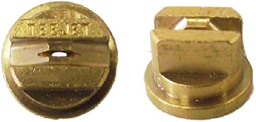 Brass Unijet Spray Tip With Brass Cap
