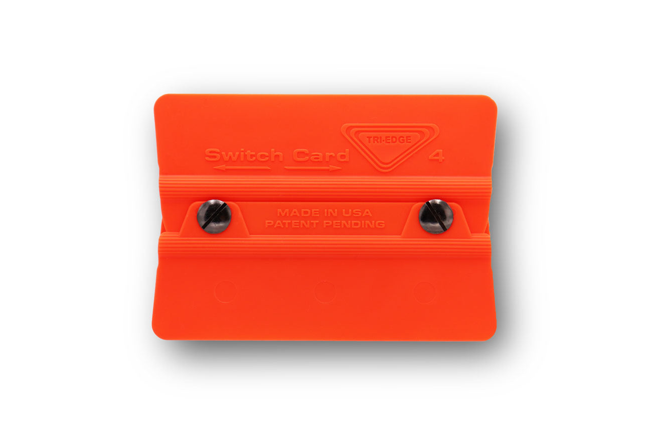 TRI- EDGE Switch-Card 4/4 Squeegees
