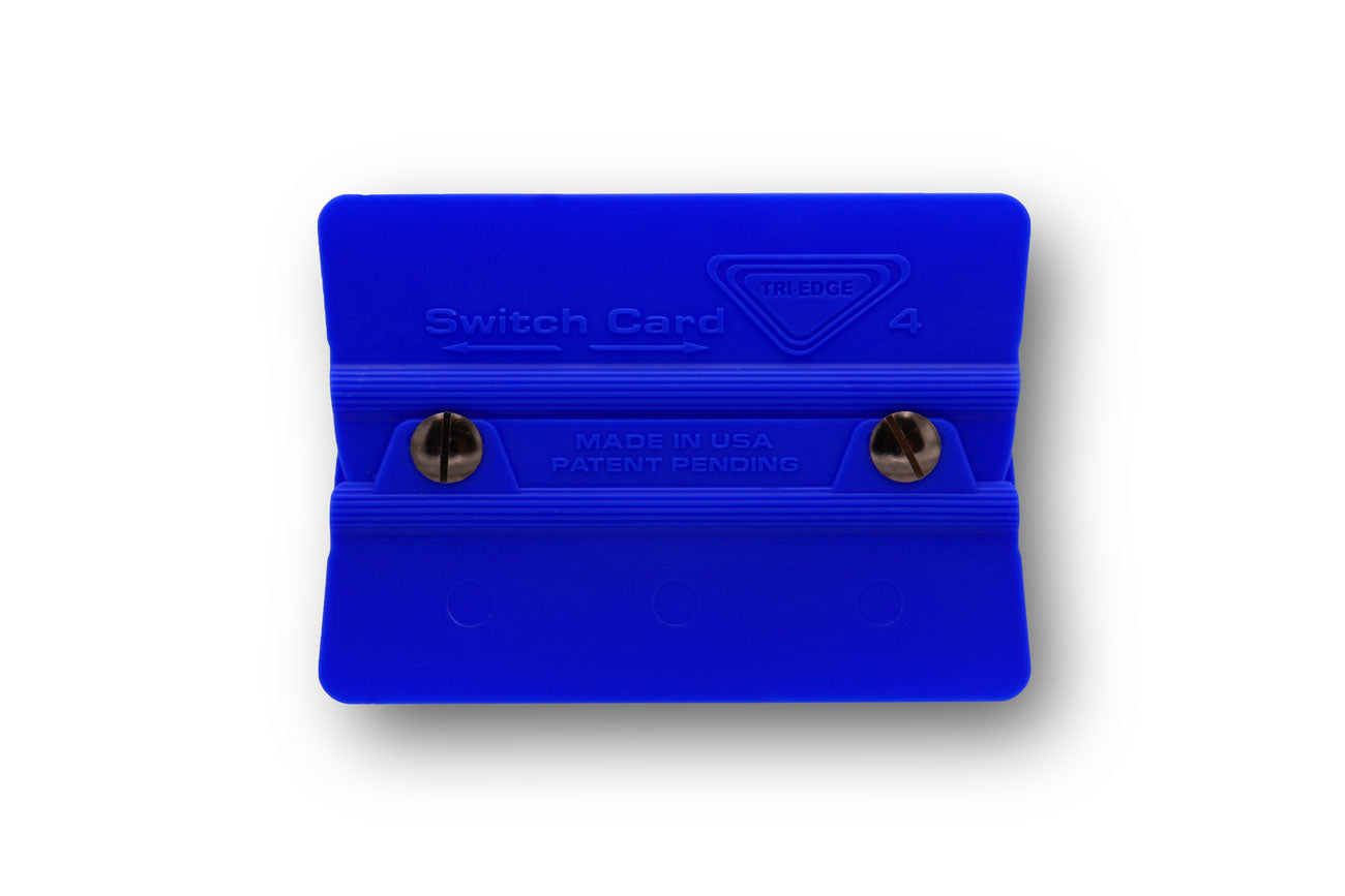 TRI- EDGE Switch-Card 4/4 Squeegees