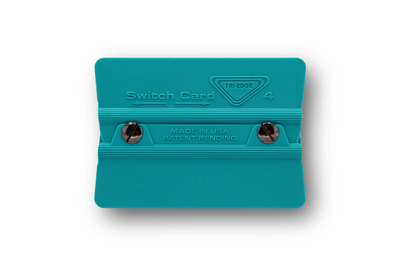TRI- EDGE Switch-Card 4/4 Squeegees
