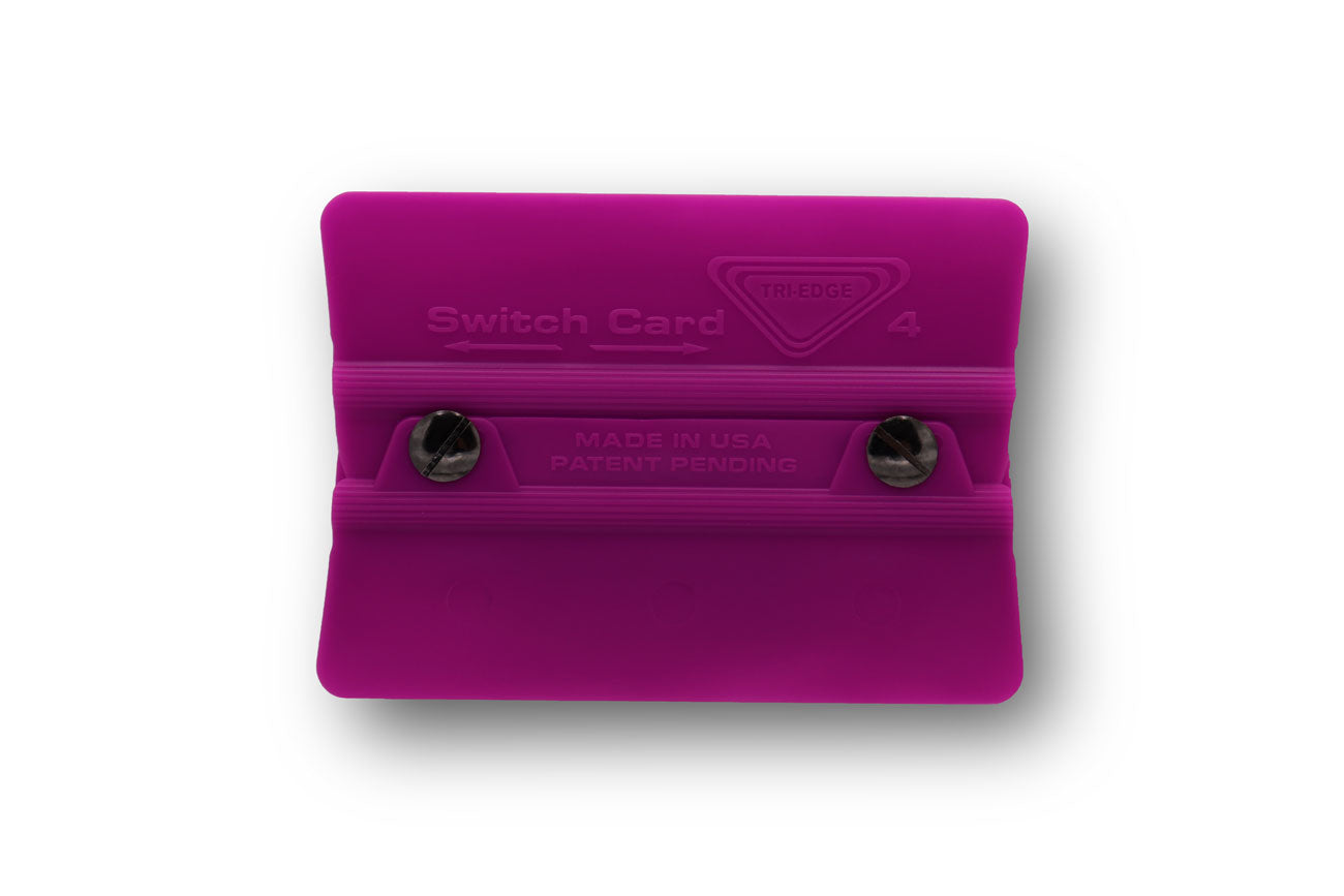TRI- EDGE Switch-Card 4/4 Squeegees