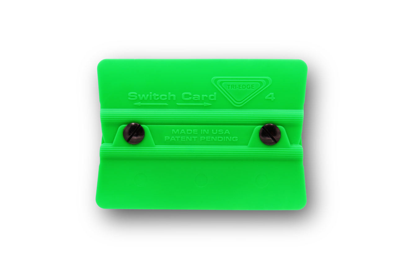 TRI- EDGE Switch-Card 4/4 Squeegees