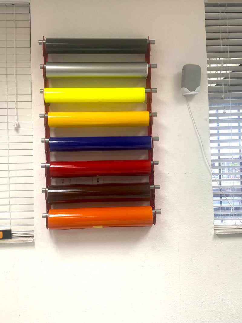 Tint Storage Rack Tint Racks / Vinyl Racks / PPF Racks Holds 8 Rolls | premiumgard.com ...