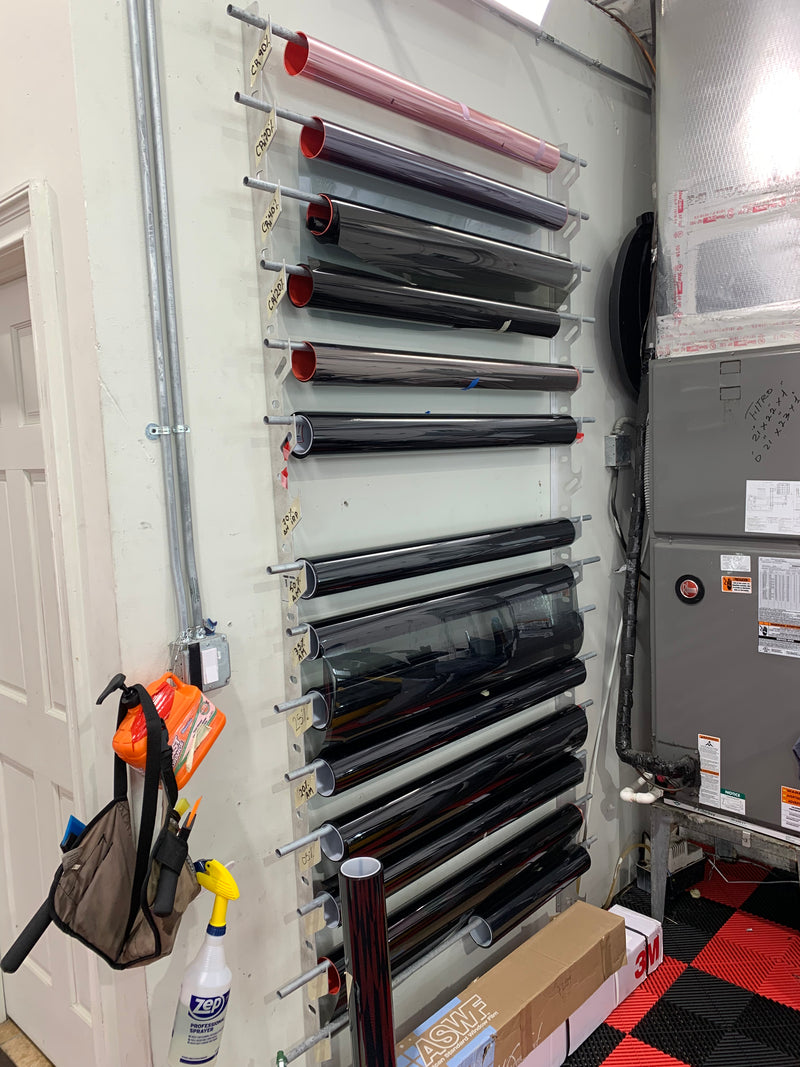 Tint Storage Rack Tint Racks / Vinyl Racks / PPF Racks Holds 8 Rolls | premiumgard.com ...