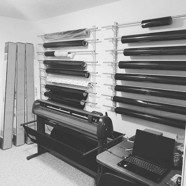 Tint Storage Rack Tint Racks / Vinyl Racks / PPF Racks Holds 8 Rolls | premiumgard.com ...